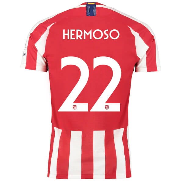 Tailandia Camiseta Atlético de Madrid NO.22 Hermoso 2019 2020 Rojo